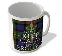 McMug - I Can't Keep Calm I'm a Ferguson - Ferguson Modern Tartan - (Thistle) - Scottish Mug, Ceramic, 11fl.oz.