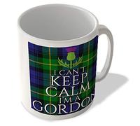 McMug - I Can't Keep Calm I'm a Gordon - Gordon Tartan - (Thistle) - Scottish Mug, Ceramic, 11fl.oz.