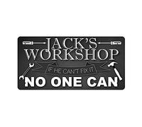 McMug - Jack's Workshop - Metal Sign, Decorative Sign, 200mm x 100mm