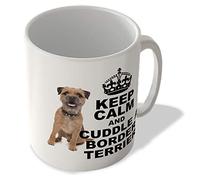 McMug - Keep Calm and Cuddle a Border Terrier - Mug, Ceramic, 11fl.oz.