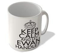 McMug - Keep Calm and Let Ewan Handle It - White Background - Mug, Ceramic, 11fl.oz.