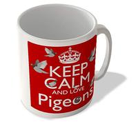 McMug - Keep Calm and Love Pigeons - Lots of Pigeons - Mug, Ceramic, 11fl.oz.
