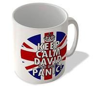 McMug - Keep Calm David and Don't Panic! - Mug, Ceramic, 11fl.oz.