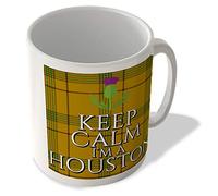 McMug - Keep Calm I'm a Houston - Houston Tartan - (Thistle) - Scottish Mug, Ceramic, 11fl.oz.