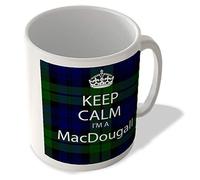 McMug - Keep Calm I'm a Macdougall - Scottish Clan Tartan - Mug, Ceramic, 11fl.oz.