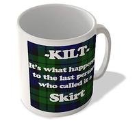 McMug - Kilt - It's What Happened to The Last Person Who Called It A Skirt! - Scottish Mug, Ceramic, 11fl.oz.