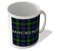 McMug - Mackenzie - Mackenzie Modern Tartan - (Full Background) - Scottish Mug, Ceramic, 11fl.oz.