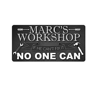 McMug - Marc's Workshop - Metal Sign, Decorative Sign, 200mm x 100mm