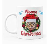 McMug - Meowy Christmas - Moody Cat Mug, Ceramic, 11fl.oz.