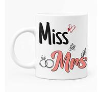 McMug - Miss to Mrs - Wife, Engagement Mug, Ceramic, 11fl.oz.