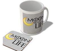 McMug - Moon of My Life - Mug and Coaster Set, Ceramic, 11fl.oz.