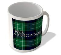 McMug - Mr Abercrombie - Abercrombie Modern Tartan - (Full Background) - Scottish Mug, Ceramic, 11fl.oz.