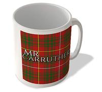 McMug - Mr Carruthers - Carruthers Clan Tartan - (Full Background) - Scottish Mug, Ceramic, 11fl.oz.
