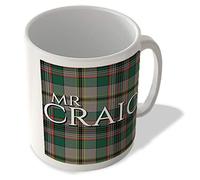 McMug - Mr Craig - Craig Ancient Tartan - (Full Background) - Scottish Mug, Ceramic, 11fl.oz.