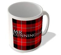 McMug - Mr Cunningham - Cunningham Modern Tartan - (Full Background) - Scottish Mug, Ceramic, 11fl.oz.