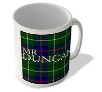 McMug - Mr Duncan - Duncan Modern Tartan - (Full Background) - Scottish Mug, Ceramic, 11fl.oz.
