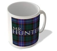 McMug - Mr Hunter - Hunter Modern Tartan - (Full Background) - Scottish Mug, Ceramic, 11fl.oz.