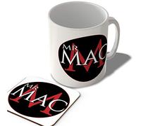 McMug - Mr Mac - Mug and Coaster Set, Ceramic, 11fl.oz.