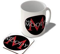 McMug - Mr Moody - Mug and Coaster Set, Ceramic, 11fl.oz.