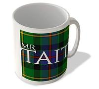 McMug - Mr Tait - Tait Modern Tartan - (Full Background) - Scottish Mug, Ceramic, 11fl.oz.