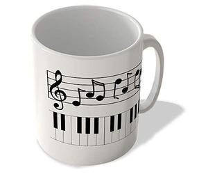 McMug - Music Notes and Piano Keys - Mug, Ceramic, 11fl.oz.