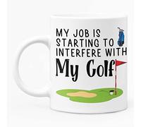 McMug - My Job is Starting to Interfere with My Golf - Golfer, Father Mug, Ceramic, 11fl.oz.