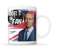 McMug - Nigel's No.1 1 Fan - MP - Reform Party, Election, Politics Farage Mug, Ceramic, 11fl.oz.