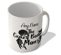 McMug - Personalised - Any Name - The Crazy Badger Man - Mug, Ceramic, 11fl.oz.