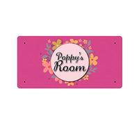 McMug - Poppy's Room - Metal Sign, Decorative Sign, 200mm x 100mm