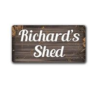 McMug - Richard's Shed - Metal Sign, Decorative Sign, 200mm x 100mm