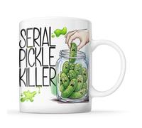 McMug - Serical Pickle Killer - Funny Gherkin Lover Mug, Ceramic, 11fl.oz.