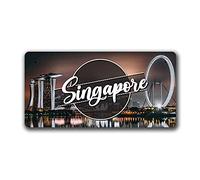 McMug - Singapore Night Landscape - Metal Sign, Decorative Sign, 200mm x 100mm