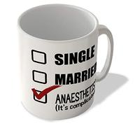 McMug - Single, Married, Anaesthetist (It's Complicated) - Mug, Ceramic, 11fl.oz.