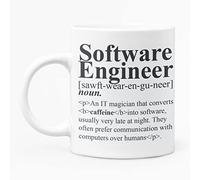 McMug - Software Engineer - Funny Programmer Definition - Mug, Ceramic, 11fl.oz.