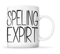 McMug - Speling Expirt - Funny Mispelled Spelling Expert Mug, Ceramic, 11fl.oz.
