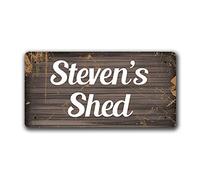 McMug - Steven's Shed - Metal Sign, Decorative Sign, 200mm x 100mm