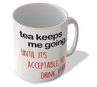 McMug - Tea Keeps Me Going... Until It's Acceptable to Drink Vodka - Mug, Ceramic, 11fl.oz.