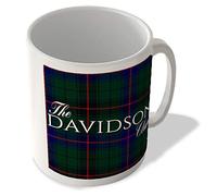 McMug - The Davidson Clan - Davidson Modern Tartan - (Full Background) - Scottish Mug, Ceramic, 11fl.oz.