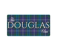 McMug - The Douglas Clan (Douglas Modern Tartan) - Metal Sign, Decorative Sign, 200mm x 100mm