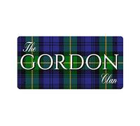 McMug - The Gordon Clan (Gordon Modern Tartan) - Metal Sign, Decorative Sign, 200mm x 100mm