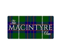 McMug - The Macintyre Clan (Macintyre Modern Tartan) - Metal Sign, Decorative Sign, 200mm x 100mm