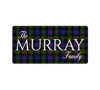 McMug - The Murray Family (Murray Of Atholl Tartan) - Metal Sign, Decorative Sign, 200mm x 100mm
