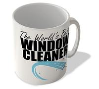 McMug - The World's Best Window Cleaner - Cleaning Profession Mug, Ceramic, 11fl.oz.