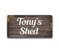McMug - Tony's Shed - Metal Sign, Decorative Sign, 200mm x 100mm