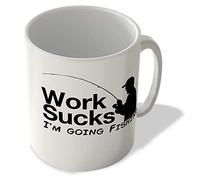 McMug - Work Sucks, I'm Going Fishing - Mug, Ceramic, 11fl.oz.