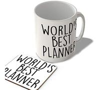 McMug - World's Best Planner - Mug and Coaster Set, Ceramic, 11fl.oz.