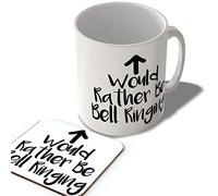 McMug - Would Rather Be Bell Ringing - Mug and Coaster Set, Ceramic, 11fl.oz.