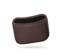 MCMUZKZS Car Door Organizer Boasting Storage Box Functionality Trash Can Role Cup Holder Integration Sturdy Material Suitable for Active Drivers Busy Families, Large/Brown, Brown, Large