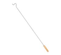 MCMUZKZS Coat Hook Rod, Coat Hook, Hook, Closet Reacher Pole, Coat Hanger Reaching Rod for Ceiling Retail, Multi, Length 103cm