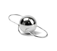 MCMUZKZS Coffee Cooling Spheres Espresso Chiller Ball Cube Orb With Stand Stainless Steel Instant Chill Maintains Complex Notes suitable for espresso lovers, Small Ball With Stand